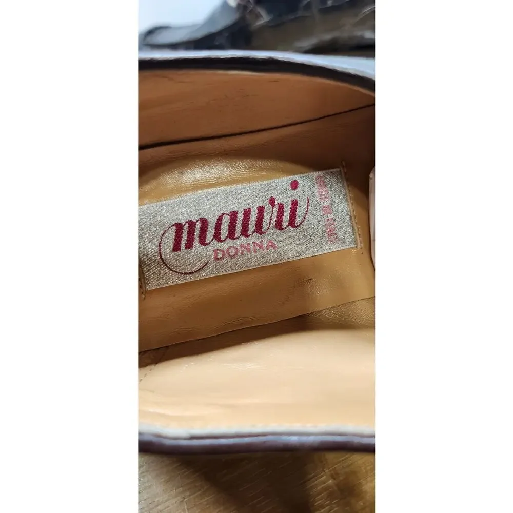 Rare Vtg Women MAURI for DONNA Alligator Loafers from ITALY - Size 9B EUC - Picture 7 of 11